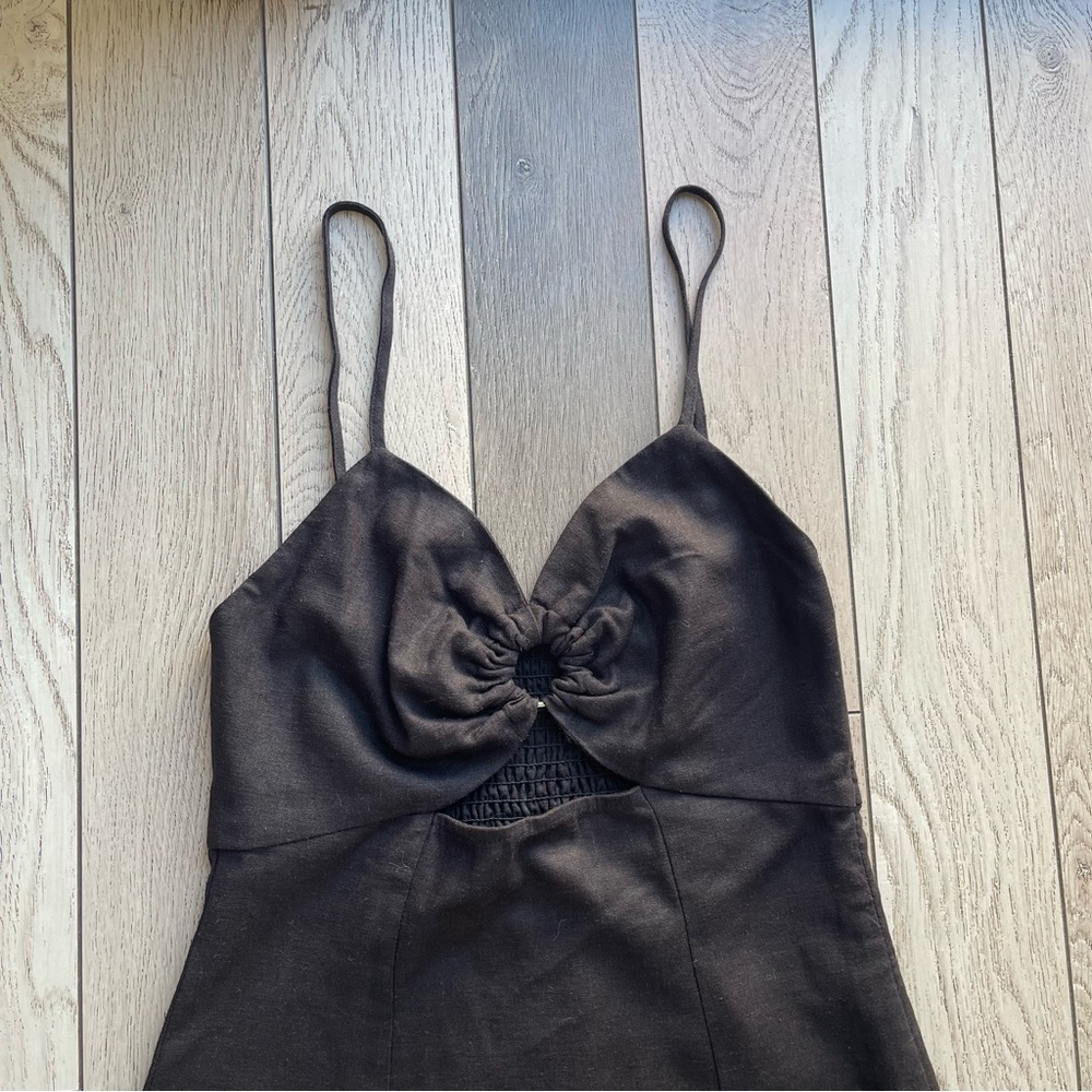 Pixie Market OLIVIA RING LINEN DRESS -BESTSELLER - Picture 3 of 7